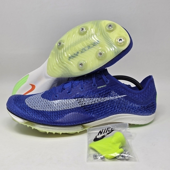 Nike Air Zoom Victory Racer Blue Track & Field Spikes Mens Sz 8.5 CD4385-400 New main image 8